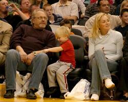 Sharon Stone son Roan  and Friends Harlem Globetrotters Game Staples Center Los Angeles, CA February 20, 2006 photo