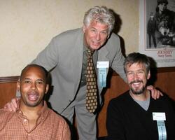 Michael Boatman, Barry Bostwick, and Alan Ruck at the Hollywood Collector Show at the Burbank Marriott Convention Center in Burbank,  CA on October 4, 2008 photo