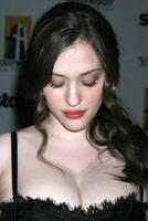 Kat Dennings arriving to the Hollywood Film Festival Awards Gala at the Beverly Hilton Hotel in Beverly Hills, CA  on October 27, 2008 photo