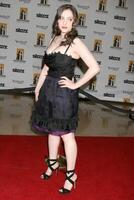 Kat Dennings arriving to the Hollywood Film Festival Awards Gala at the Beverly Hilton Hotel in Beverly Hills, CA  on October 27, 2008 photo