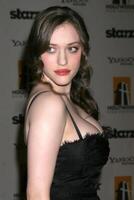 Kat Dennings arriving to the Hollywood Film Festival Awards Gala at the Beverly Hilton Hotel in Beverly Hills, CA  on October 27, 2008 photo