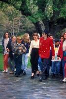 Lisa Marie Presley  Michael Jackson at Neverland Ranch  during a VIP visiit by a group of children.  Santa Maria, CA   April 18, 1995  2009 photo