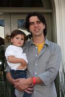 Hamish Linklater  Daughter Lucinda Rose    arriving at the 7th Annual John Varvatos Stuart House Benefit at the John Varvatos Store in West Hollywood, CA  on March 8, 2009 photo