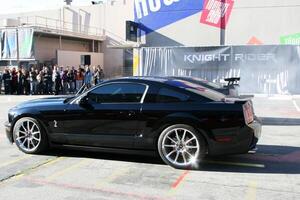 KITT - 2008 Shelby Cobra Mustang Knight Rider KITT Unveiling NBC Midway December 12, 2007 Burbank, CA  2007 photo