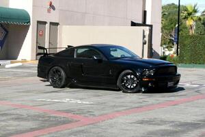 KITT - 2008 Shelby Cobra Mustang Knight Rider KITT Unveiling NBC Midway December 12, 2007 Burbank, CA  2007 photo