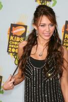 miley Ciro 2008 Nickelodeon niños' elección premios ucla pauley pabellón madera del oeste, California marzo 29, 2008 foto