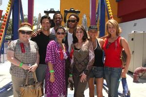 Patrika Darbo Steve Richard Harris Kristoff St John Christine Carlo Kiko Ellsworth Kate Linder  Jaycee Jule  at the Celebrity Miniature Golf Tourament at Boomers in Irvine CA  on  July 26 2009 2008 photo