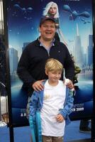 Andy Richter  Son arriving at the Los Angeles Premiere of Monsters Vs. Aliens at Gibson Ampitheatre in Universal City, CA on  March 22,  2009   2009 photo