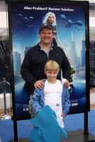 Andy Richter  Son arriving at the Los Angeles Premiere of Monsters Vs. Aliens at Gibson Ampitheatre in Universal City, CA on  March 22,  2009   2009 photo