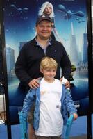 Andy Richter  Son arriving at the Los Angeles Premiere of Monsters Vs. Aliens at Gibson Ampitheatre in Universal City, CA on  March 22,  2009   2009 photo