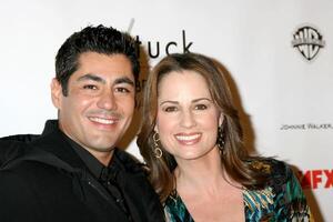 Danny Nucci  Paula Marshall Season 5 Premiere of NipTuck Paramount Studios Los Angeles,  CA October 20, 2007 photo
