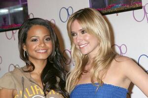 christina milian kristen cavallari op anuncio Campaña lanzamiento beverly sierras, California junio 3, 2008 foto