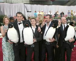 March of the Penguins filmmakers and guests 78th Academy Award Arrivals Kodak Theater Hollywood, CA March 5, 2006 photo