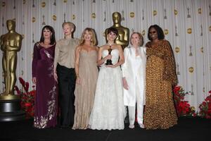 Anjelica Huston, Tilda Swinton, Penelope Cruz, Eva Marie Saint,  Whoopi Goldberg in the 81st Academy Awards Press Room at the Kodak Theater in Los Angeles, CA  on February 22, 2009 photo