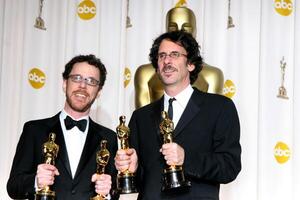 Joel  Ethan Coen won 3 Oscars as a team 80th Academy Awards Kodak Theater Los Angeles, CA February 24, 2008 photo