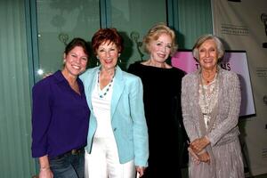 Erin Moran  Marion Ross, Holland Taylor, and Cloris Leachman Academy of TV Presents A Mother's Day Salute to TV Moms Academy of Television Arts  Sciences N. Hollywood, CA May 6, 2008 photo