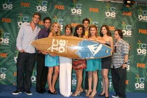 The cast of the Secret Life of the American Teenager in the Press Tent at the Teen Choice Awards 2008 at the Universal Ampitheater at Universal Studios in  Los Angeles, CA August 3, 2008 photo