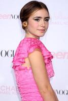 LOS ANGELES - OCT 1  Lily Collins arrives at the 8th Teen Vogue Young Hollywood Party - Red Carpet at Paramount Studios on October 1, 2010 in Los Angeles, CA photo