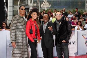 Darryl Phiunnessee, Judith Hill, Dorian Holley,  Ken Stacey arriving at the This is It Premiere Nokia Theater at LA Live Los Angeles,   CA October 27, 2009 photo