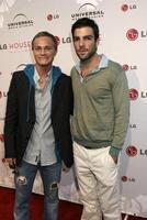 David Anders  Zachary Quinto Universal Media Studios Emmy Party LG House Malibu, CA August 2, 2007 photo