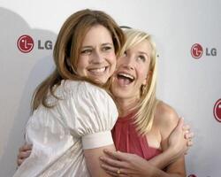 Jenna Fisher  Angela Kinsey Universal Media Studios Emmy Party LG House Malibu, CA August 2, 2007 photo