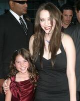 Chelsea Smith Kat Dennings 40 Year Old Virgin Premiere Arc Light Theaters Los Angeles, CA August  11, 2005 photo