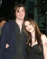 Ira Wood Kat Dennings 40 Year Old Virgin Premiere Arc Light Theaters Los Angeles, CA August  11, 2005 photo