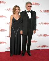Calista Flockhart Harrison Ford AFI Gala, In Honor of George Lucas Los Angeles, CA June 9, 2005 photo