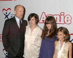 Bruce Willis and daughters Annie Opening Night To Benefit CASA of Los Angeles - Arrivals Pantages Theatre Los Angeles, CA October 4, 2005 photo