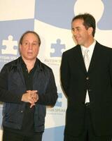 Paul Simon Jerry Seinfeld  Autism Speaks Concert, featuring Paul Simon  Jerry Seinfeld Kodak Theater Los Angeles, CA September 24, 2005 photo