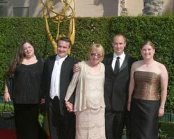 Kathryn Joosten sons, and daughter in laws Creative Arts Emmy Awards Shrine Auditorium September 11, 2005 photo