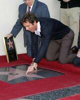 denis quaid denis quaid caminar de fama ceremonia hollywood caminar de fama los ángeles, California noviembre dieciséis, 2005 foto