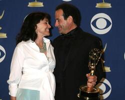 Brooke Adams Tony Shaloub 2005 Primetime Emmy Awards Shrine Auditorium September 18, 2005 photo