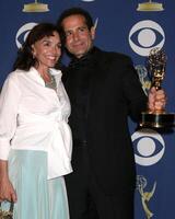 Brooke Adams Tony Shaloub 2005 Primetime Emmy Awards Shrine Auditorium September 18, 2005 photo
