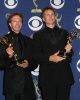 Jim Bruckheimer Phil Keoghan 2005 Primetime Emmy Awards Shrine Auditorium September 18, 2005 photo