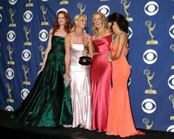 Marcia Cross Nicolette Sheridan Felicity Huffman Eva Longoria 2005 Primetime Emmy Awards Shrine Auditorium September 18, 2005 photo