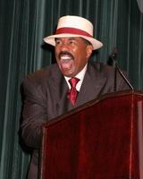 Steve Harvey emceeing the Family Matters Benefit. Friends of the Family Annual Gala IHO Cedric the Entertainer Regent Beverly Wilshire Hotel Los Angeles, CA June 3, 2005 photo