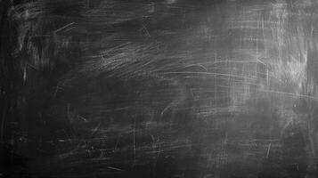 AI generated Chalk black board blackboard chalkboard background photo