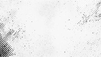 AI generated Subtle halftone texture overlay. Monochrome abstract splattered background. photo