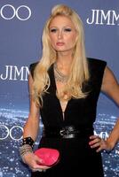 Paris Hilton arriving at the Jimmy Choo for HM Launch Party Private Residence West Hollywood,  CA November 2, 2009 photo