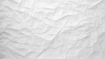 AI generated white paper texture background photo