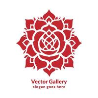 vector luxury rose logo design  for branding corporate identity