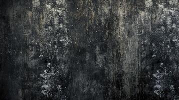 AI generated Black grungy texture photo