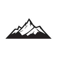 Mountain logo template design minimalist vector