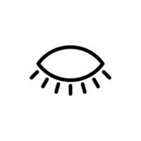 The eye icon indicates visible or blind vector