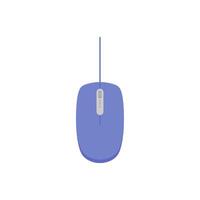 Computer Mouse flat design vector illustration. PC Mouse icon vector isolated illustration. Icon computer mouse web. Modern computer mouse, flat icon design