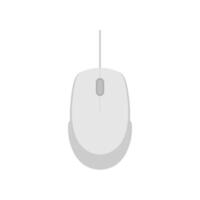 Computer Mouse flat design vector illustration. PC Mouse icon vector isolated illustration. Icon computer mouse web. Modern computer mouse, flat icon design