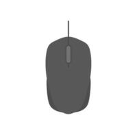 Computer Mouse flat design vector illustration. PC Mouse icon vector isolated illustration. Icon computer mouse web. Modern computer mouse, flat icon design