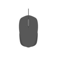 Computer Mouse flat design vector illustration. PC Mouse icon vector isolated illustration. Icon computer mouse web. Modern computer mouse, flat icon design