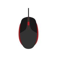 Computer Mouse flat design vector illustration. PC Mouse icon vector isolated illustration. Icon computer mouse web. Modern computer mouse, flat icon design